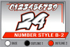 PRINTED NUMBER SET B-2